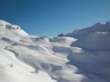 Rifugio Scalorbi dopo un'abbondante nevicata